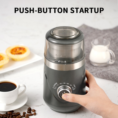 Mini Bean Custom Coffee Grinder Coarse or Fine Removable Cup